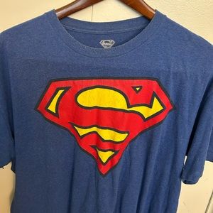 Vintage Superman 1980’s-90’s Blue T-shirt Size XL 60/40 Cotton